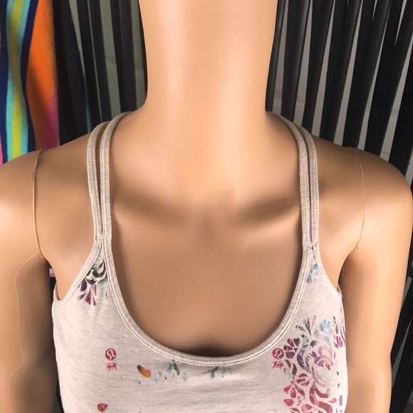 Lululemon Vintage Logo Criss-Cross Tank Top Size 4 - Picture 5 of 8